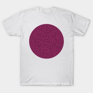 Turing Pattern Sphere (Purple Pink) T-Shirt